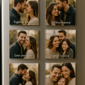 Magnet pătrat din stiplex acrilic – 7,5 cm – Print UV color