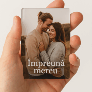 Magnet acrilic personalizat 9×6 cm – Print UV color